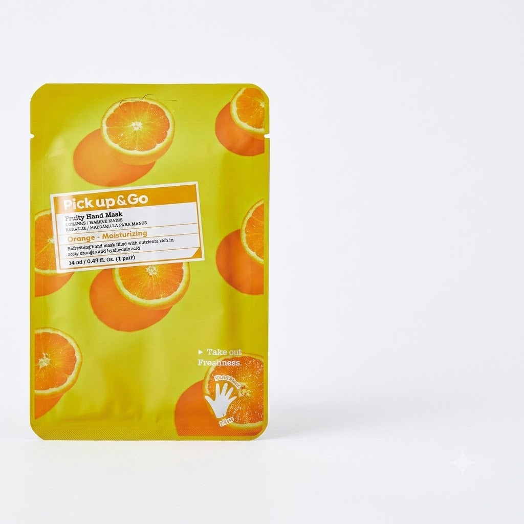 PICK UP & GO MASCARILLA PARA MANOS NARANJAJA (HAND MASK ORANGE) - MOISTURI