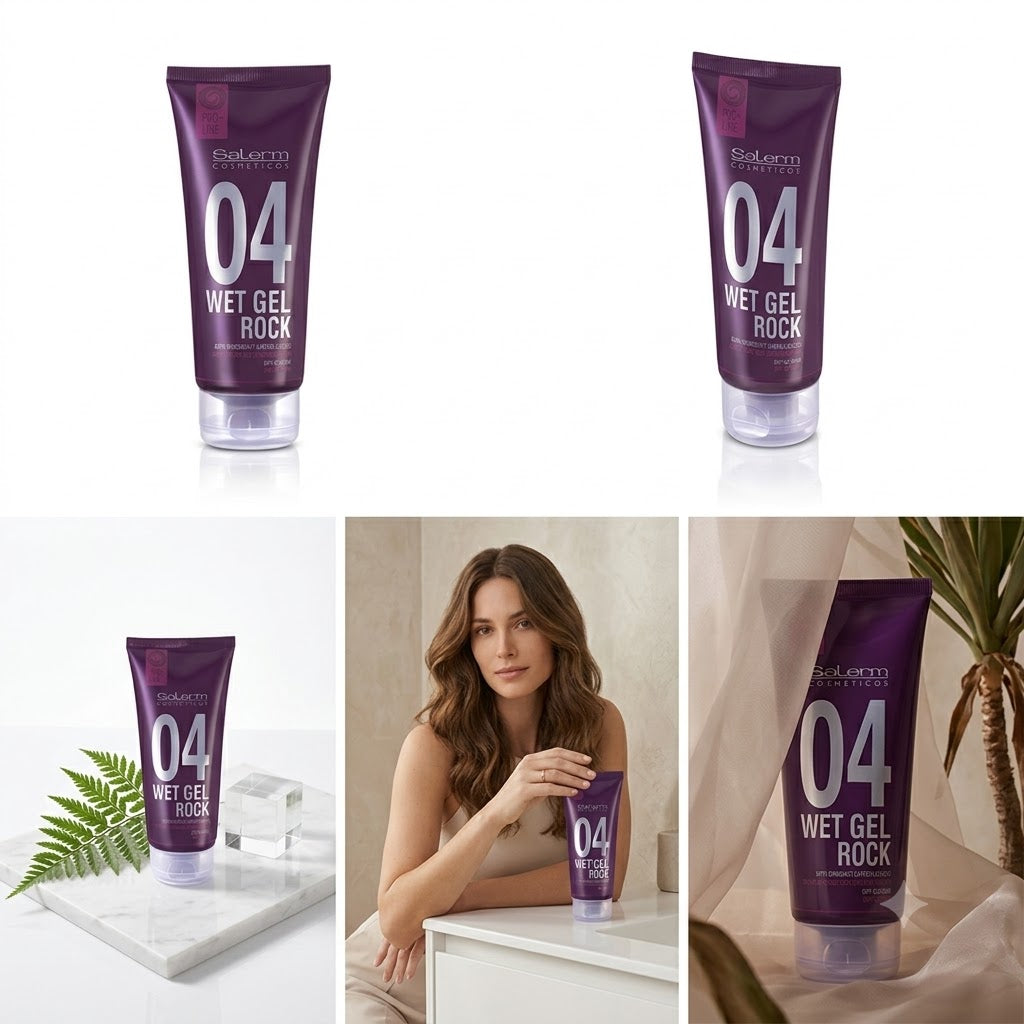 Salerm Pro Line 04 Wet Gel Rock Gel de Fijación Extra Fuerte 200 ml