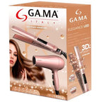 Kit GAMA Keration Elegance Rose Gold – Plancha y Secadora Profesional
