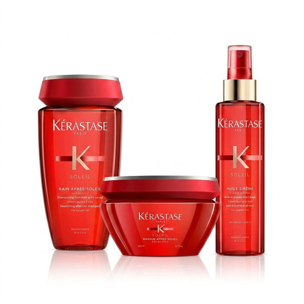 KIT KÉRASTASE SOLEIL VERANO SHAMPOO + MASCARILLA + HUILE SIRÈNE