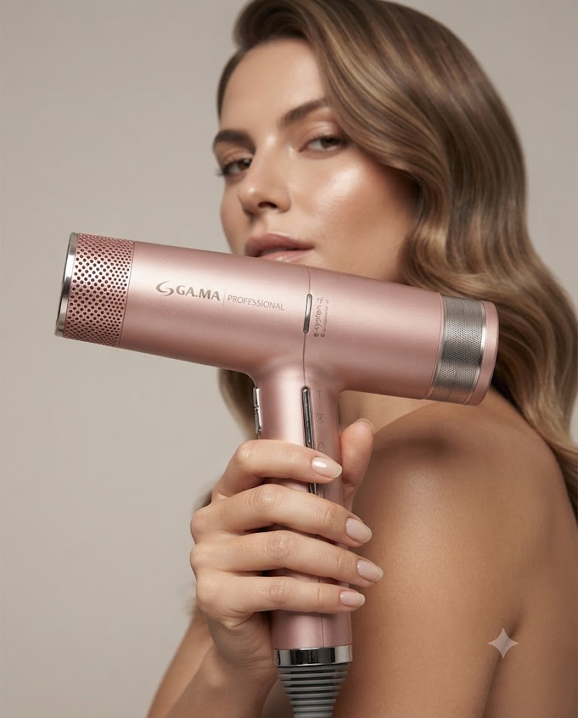GA.MA IQ PERFETTO PH5 ROSE GOLD Secado ultrarrápido con potencia profesional en un diseño increíblemente ligero.