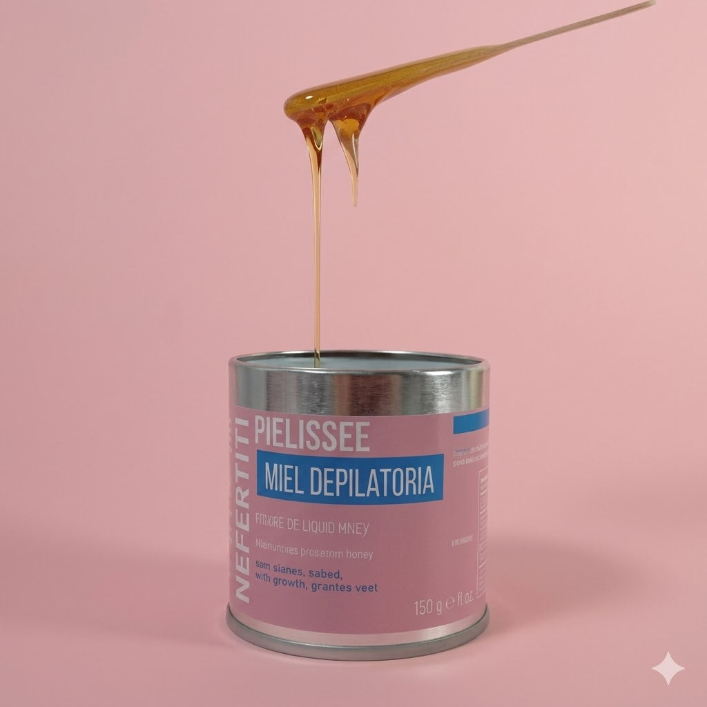 NEFERTITI PIELISSÉE MIEL DEPILATORIA LATA 150G + TELA PARA DEPILACIÓN