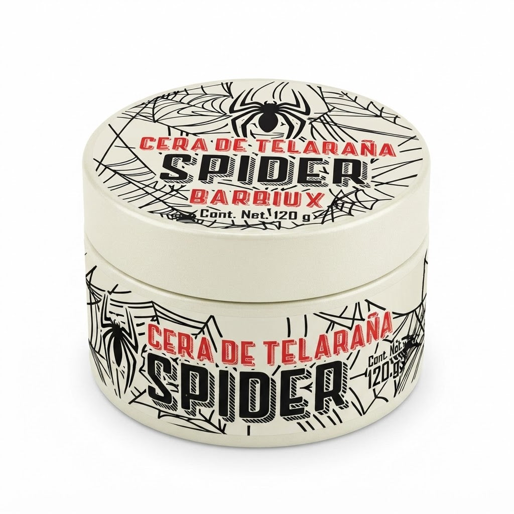 Cera de Telaraña Barbiux Spider para Peinar Fijación Flexible 120 g