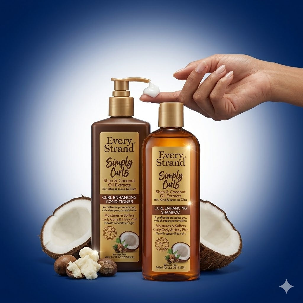 Duo Every Strand Simply Curls – Shampoo + Acondicionador para Rizos