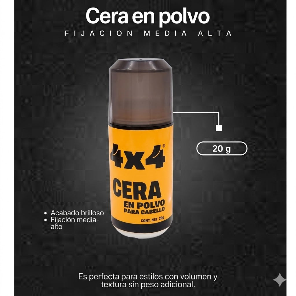 CERA EN POLVO 4X4 20grs