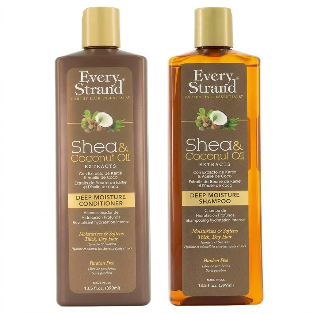 Duo Every Strand Shea & Coconut Oil – Shampoo + Acondicionador Hidratante