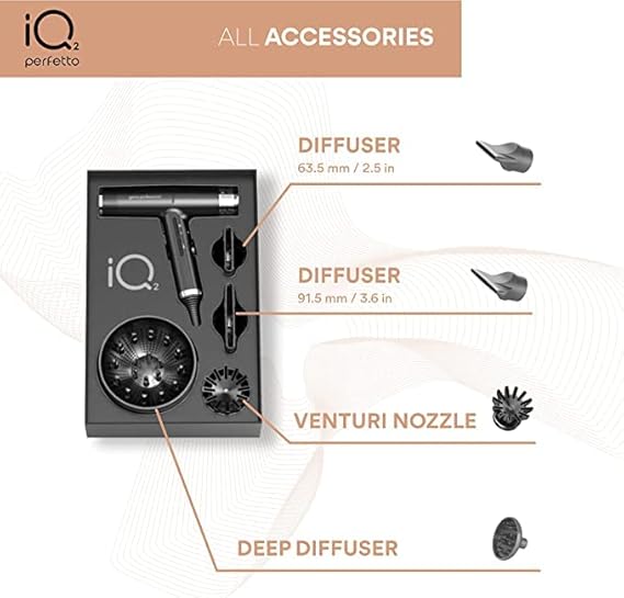 Secadora Profesional GAMA iQ2 Perfetto Turbo Motor Digital Ultra Potente
