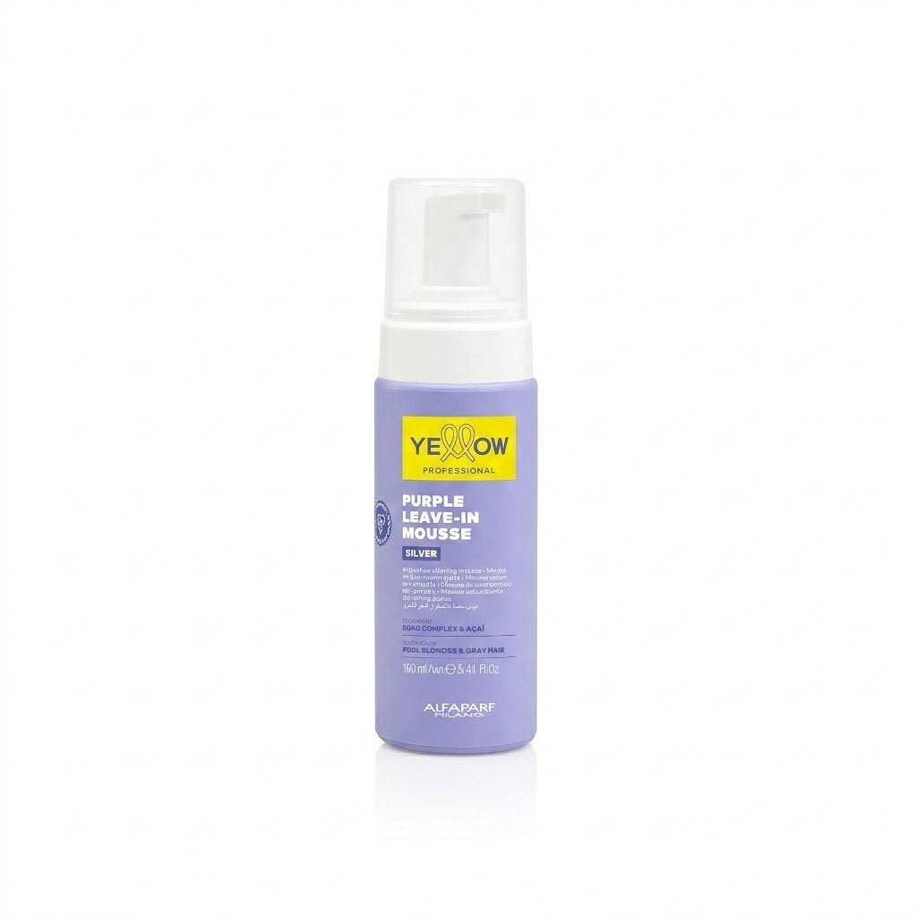 Mousse Yellow Silver Purple Leave-in – Matizador 160ml