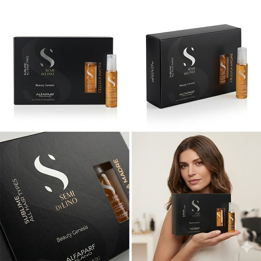 ALFAPARF MILANO SEMI DI LINO BEAUTY GENESIS CELLULA MADRE 12 x 13 ML
