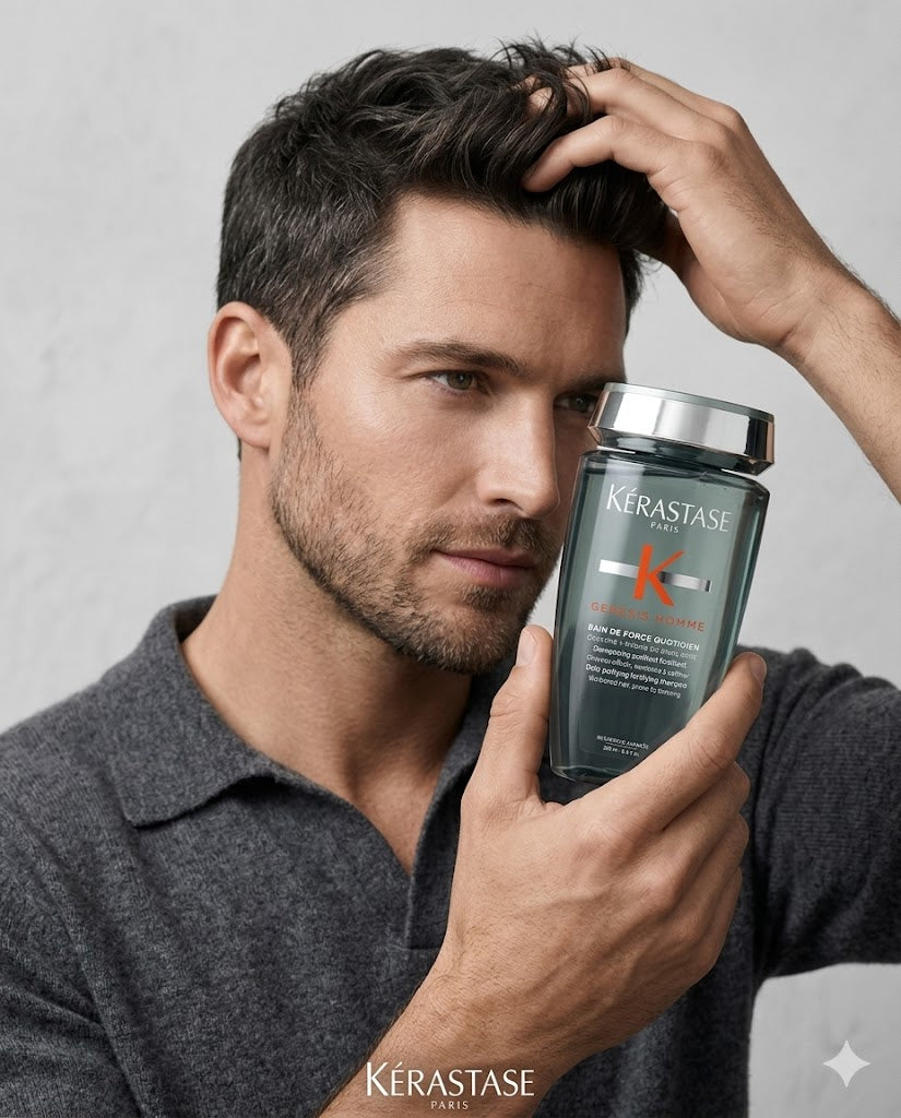 KÉRASTASE GENESIS HOMME BAIN DE FORCE QUOTIDIEN 250 ML + 250 ML