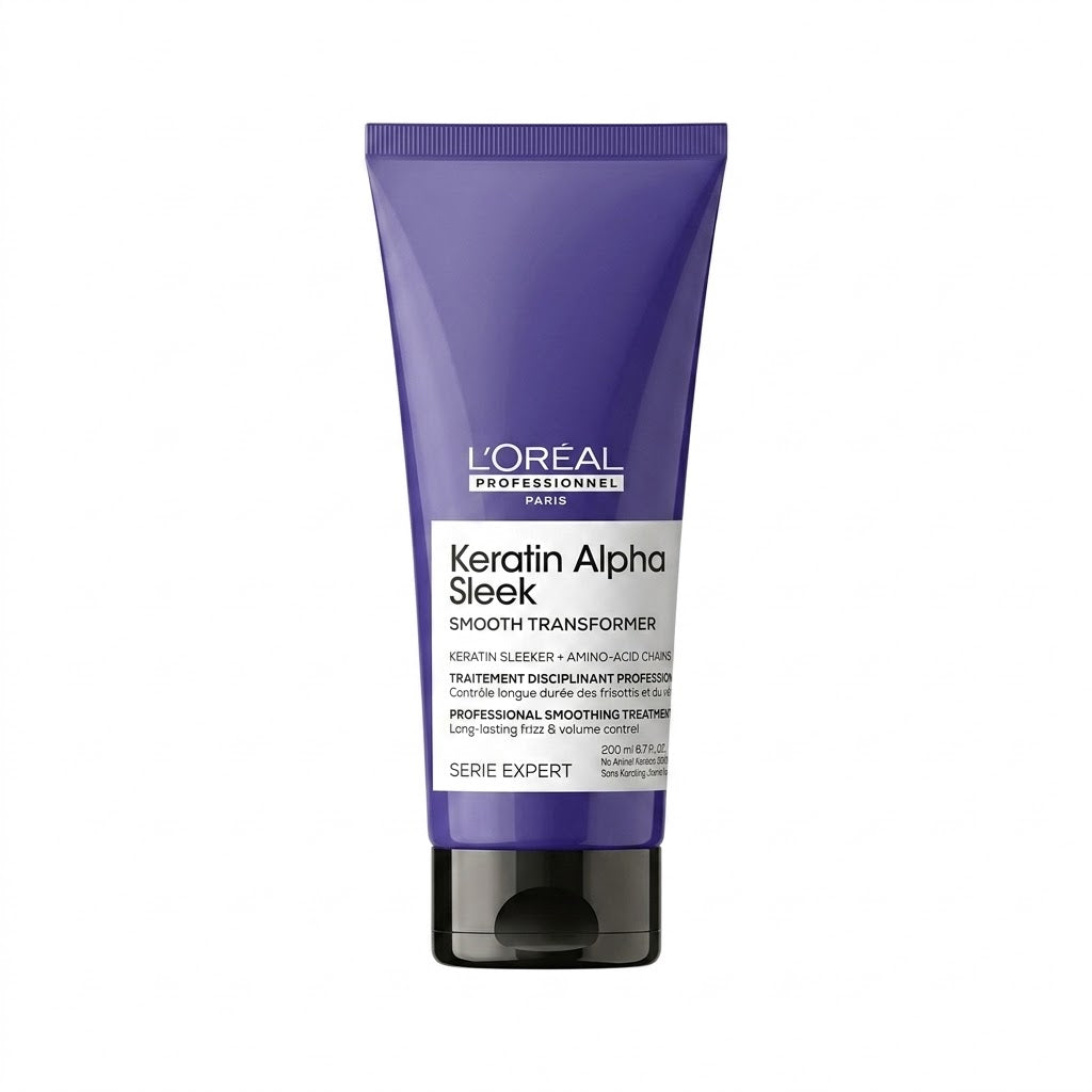 L'Oréal Professionnel Keratin Alpha Sleek Smooth Transformer 200 ml – Tratamiento Alisante Profesional