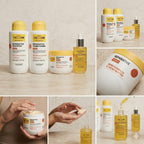 Kit Yellow Repair Ritual – Shampoo 500ml + Acondicionador 500ml + Mascarilla 500ml + Sérum 150ml