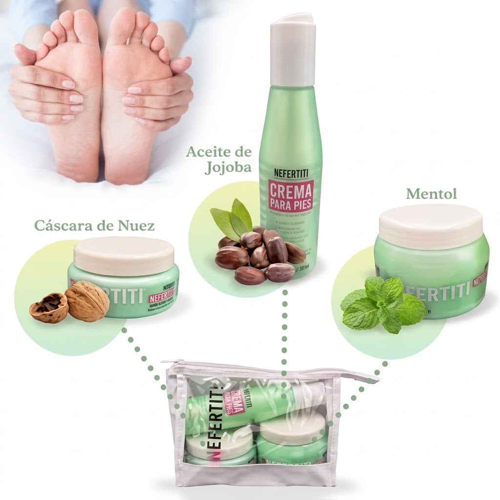 NEFERTITI KIT BENEPIE P/ CUIDADO DE PIES