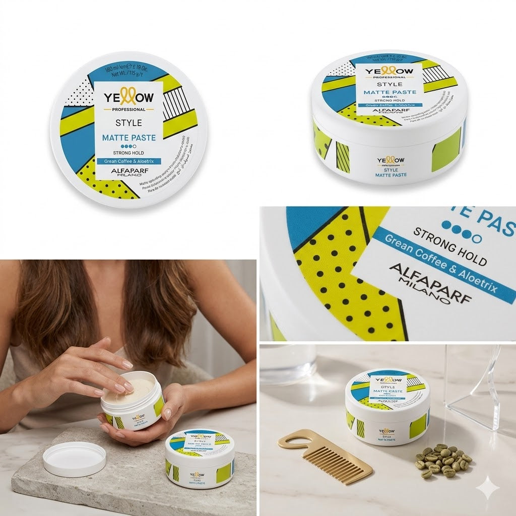Pasta Yellow Style Matte – Fijación Sin Brillo 100ml