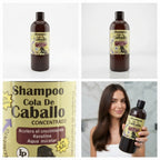 Shampoo Cola de Caballo Concentrado LP con Keratina y Agua Micelar Sin Sal 950 ml
