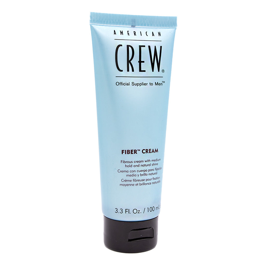 Crema American Crew Fiber Cream 100ml Fijación Medía Brillo Natural Textura