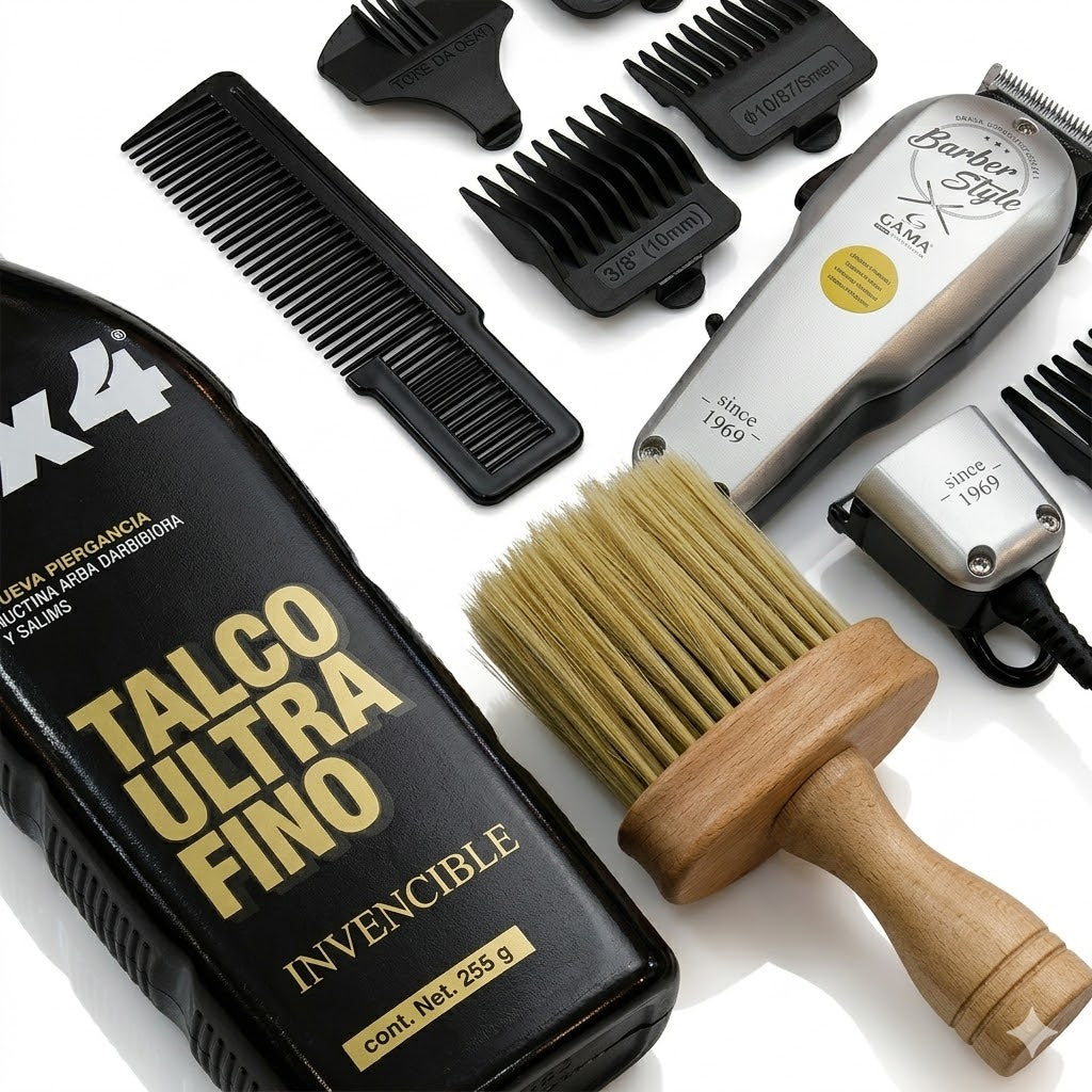 Kit de Barbería GAMA Barber Style – Máquina de Corte y Accesorios Esenciales