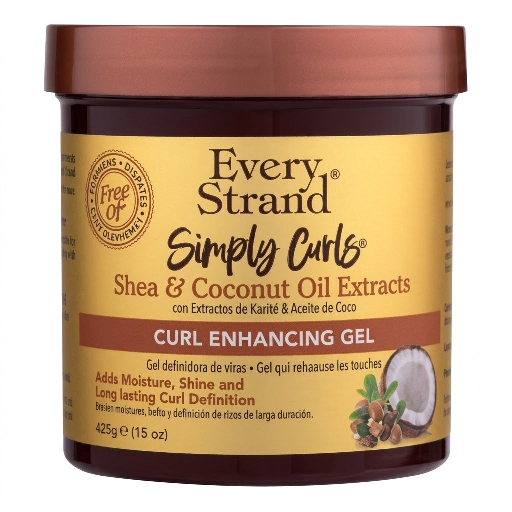 Gel Every Strand Simply Curls 425 g – Definidor de Rizos con Shea y Coco