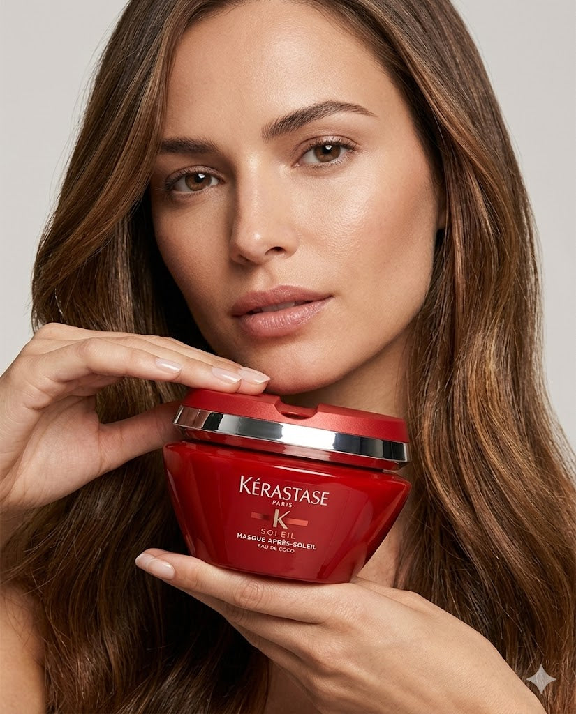 MASCARILLA KÉRASTASE SOLEIL MASQUE APRÈS-SOLEIL EAU DE COCO 200 ML PARA CABELLO EXPUESTO AL SOL