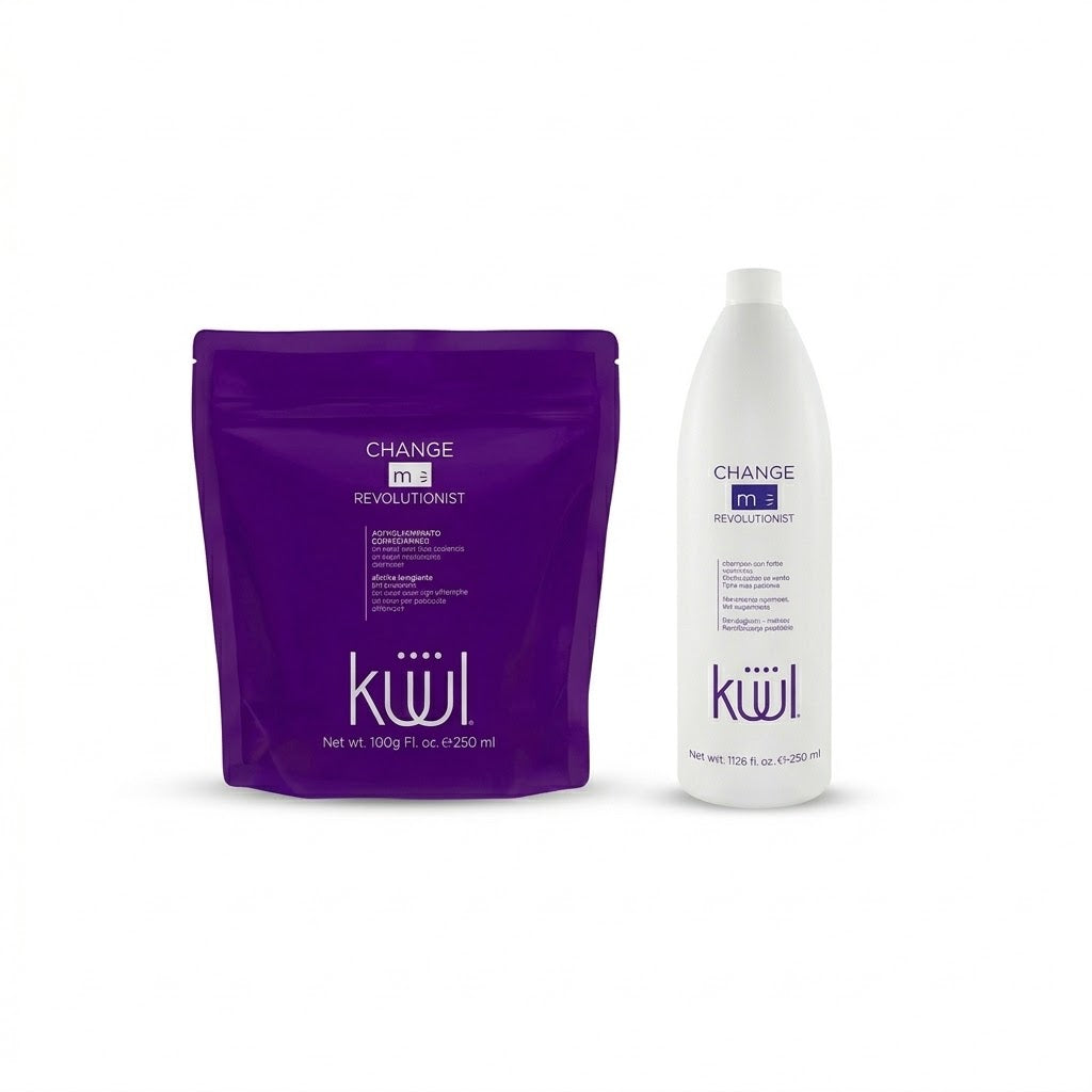 KUUL CHANGE ME BLEACH POUCH 500G + Perox 30 VOL 870 ml