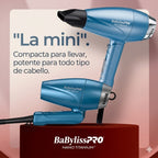 Secadora Profesional BaBylissPRO Nano Titanium Compacta Plegable Viaje BNT910ES