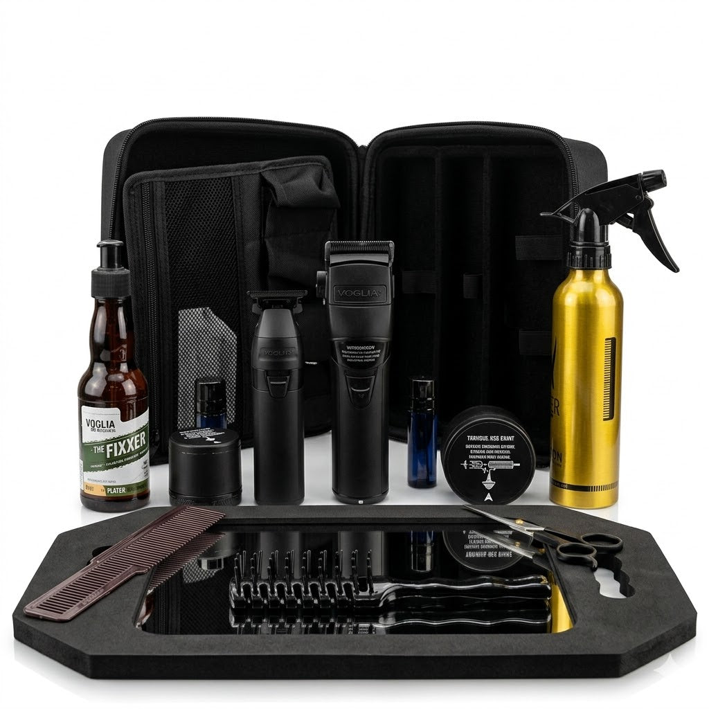 Kit Profesional de Barbería BabylissPRO – Máquina de Corte, Trimmer y Accesorios Premium