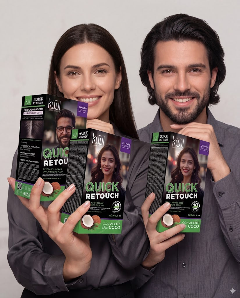 KUUL Quick Retouch Dark Brown Kit 100ml