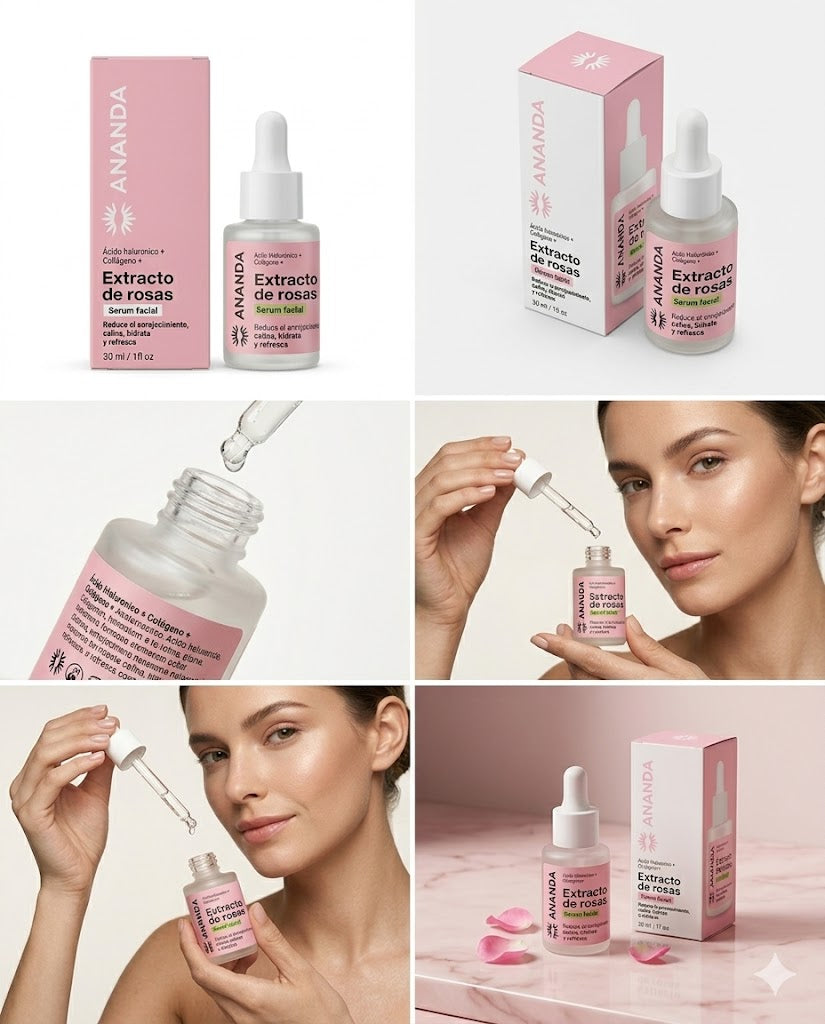 Ananda SERUM FACIAL EXTRACTO DE ROSAS 30ML