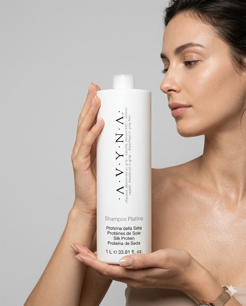Shampoo Avyna Platino – Matizador Rubios 1000ml