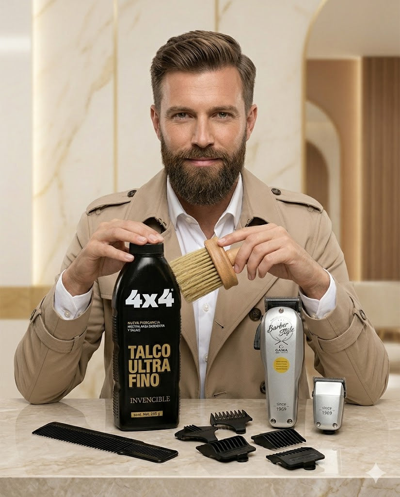 Kit de Barbería GAMA Barber Style – Máquina de Corte y Accesorios Esenciales