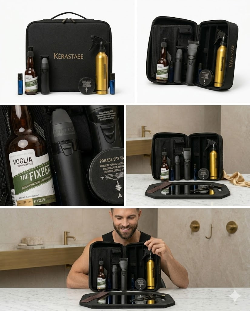 Kit Profesional de Barbería BabylissPRO – Máquina de Corte, Trimmer y Accesorios Premium