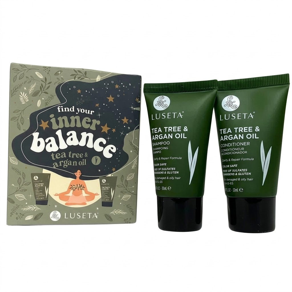 TEA TREE & ARGAN OIL TRAVEL SET