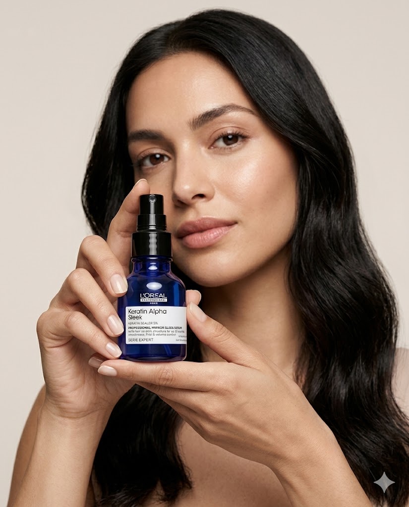 L'Oréal Professionnel Keratin Alpha Sleek Keratin Sealer 5% – Sérum Sellador Anti-Frizz 50 ml