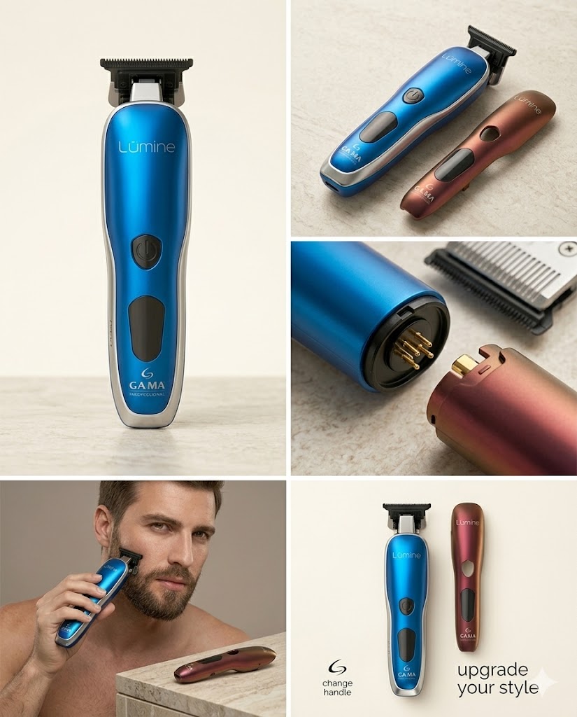 Trimmer Profesional Lumine GT Hyper Recortadora de Precisión para Barbería