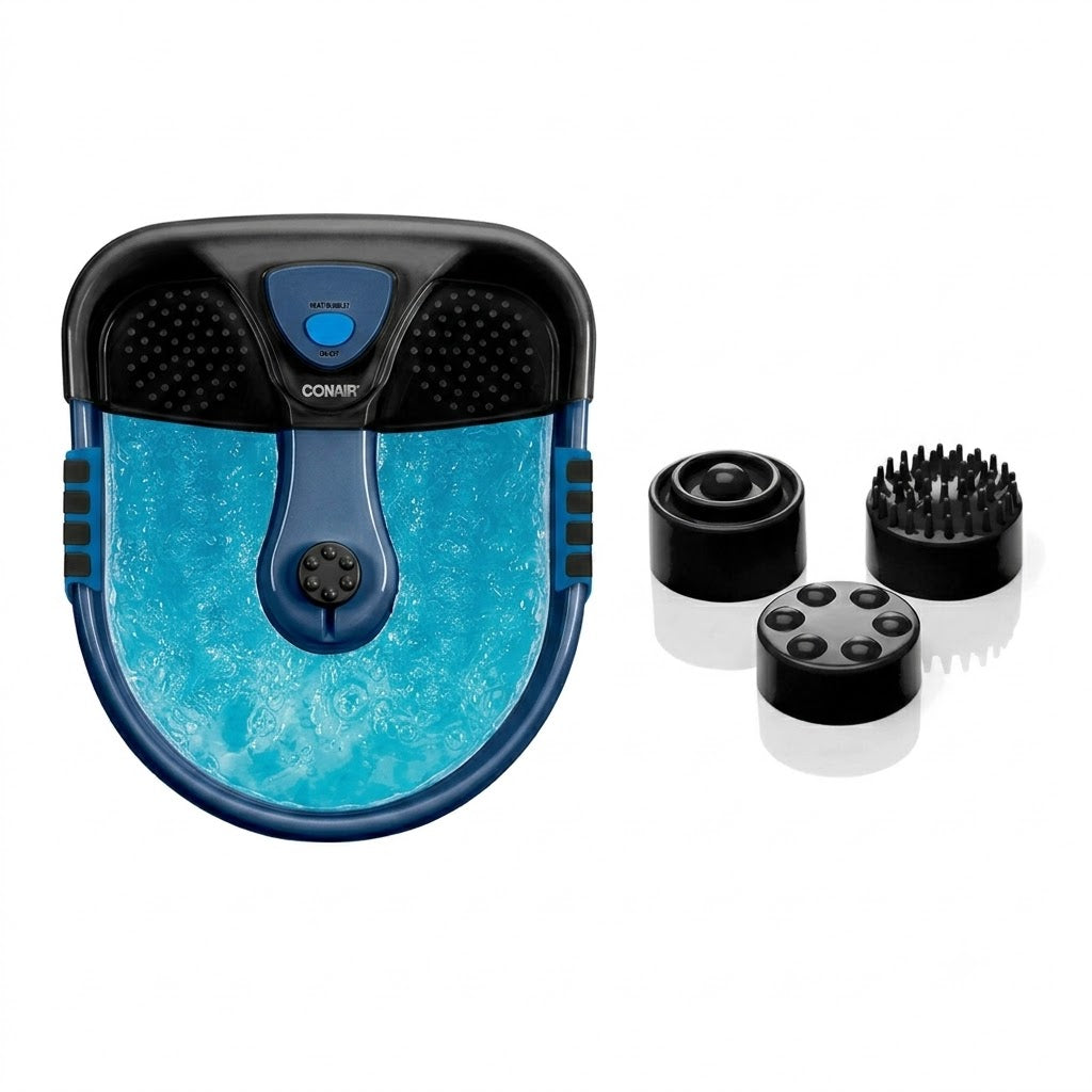 Conair Tina Spa para Pies con Hidromasaje, Calor y Accesorios de Pedicure