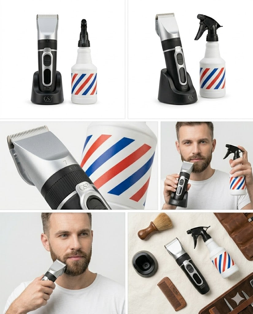 Kit de Barbería Globus Profesional – Máquina de Corte y Accesorios Completos