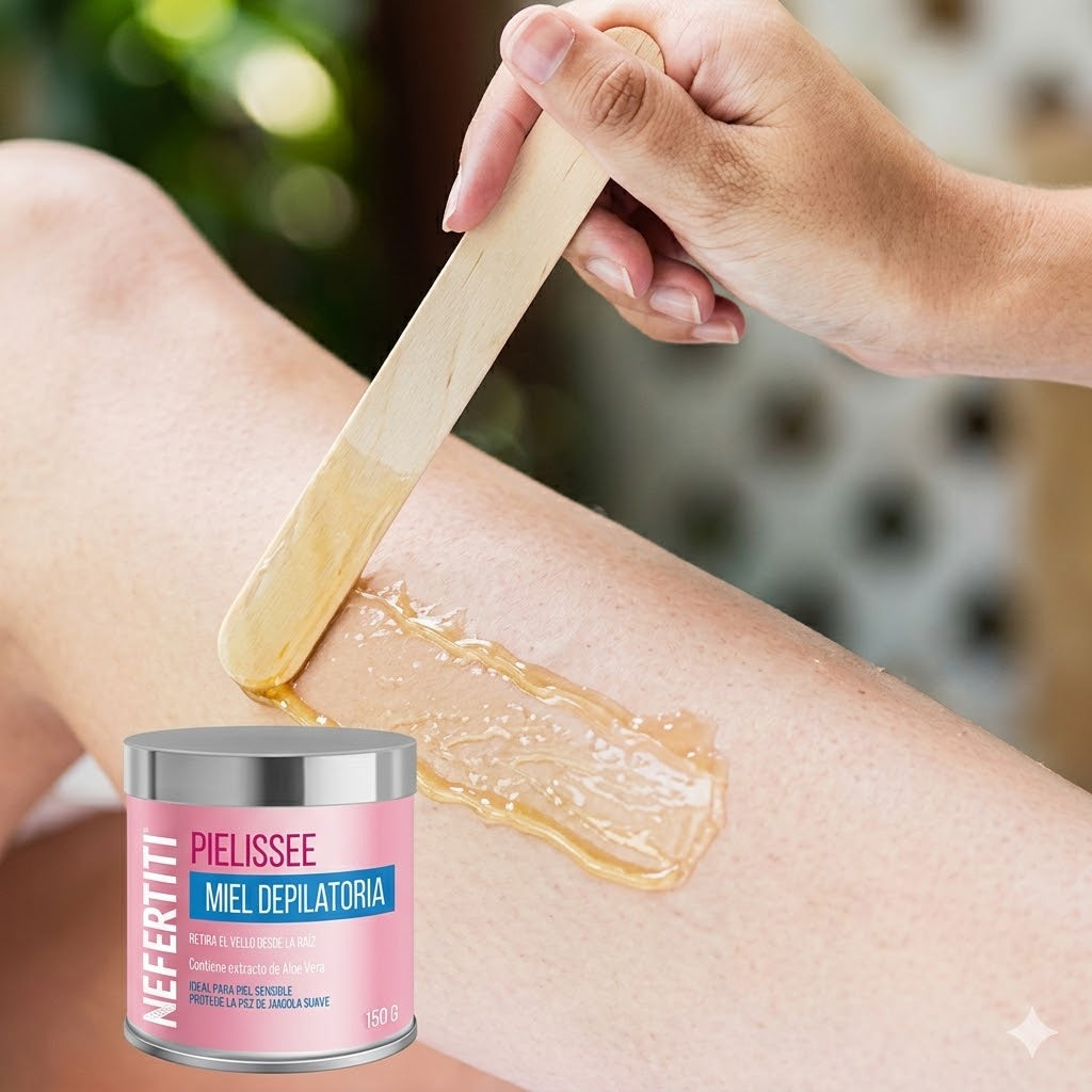 NEFERTITI PIELISSÉE MIEL DEPILATORIA LATA 150G + TELA PARA DEPILACIÓN