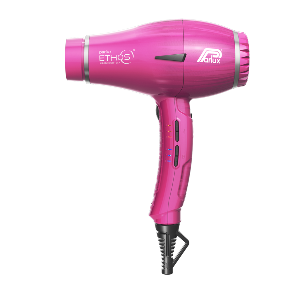 Pack Secadora Parlux Ethos Fushia con Difusor Profesional Digital 2300W Salón