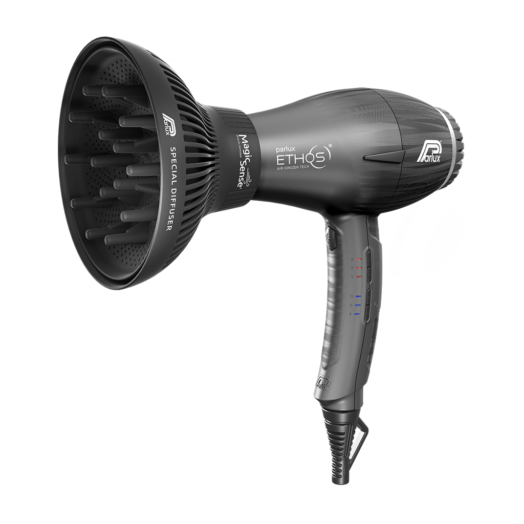 Pack Secadora Parlux Ethos Titanium con Difusor Profesional Digital 2300W Salón