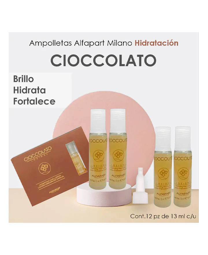AMPOLLETA CHOCOLATE LOCION CAPILAR 12X13ML