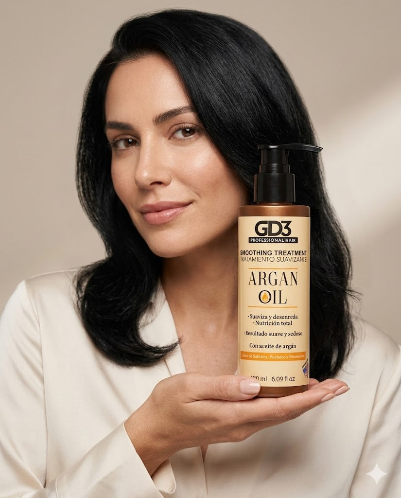 Tratamiento Suavizante GD3 180 ml – Sérum Sin Enjuague Anti-Frizz