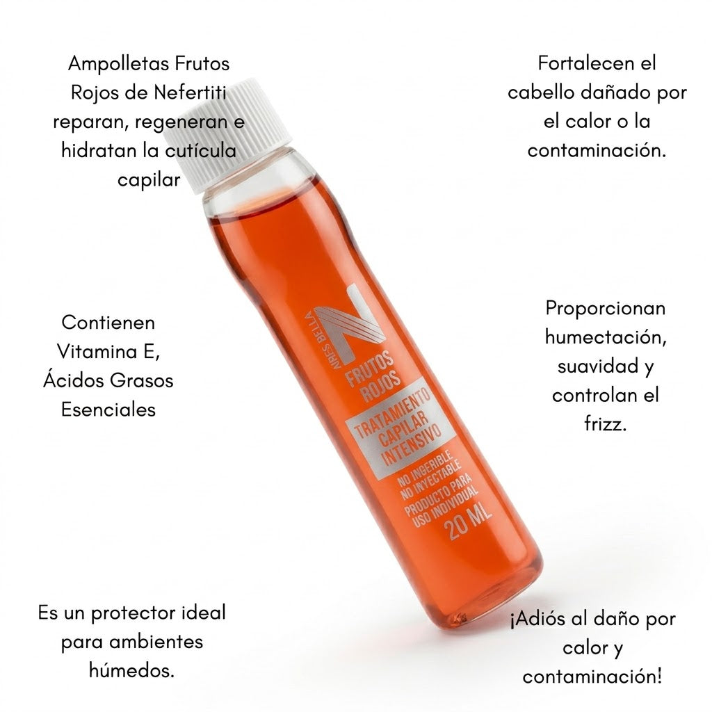 NEFERTITI AMPOLLETA FRUTOS ROJOS 20ML