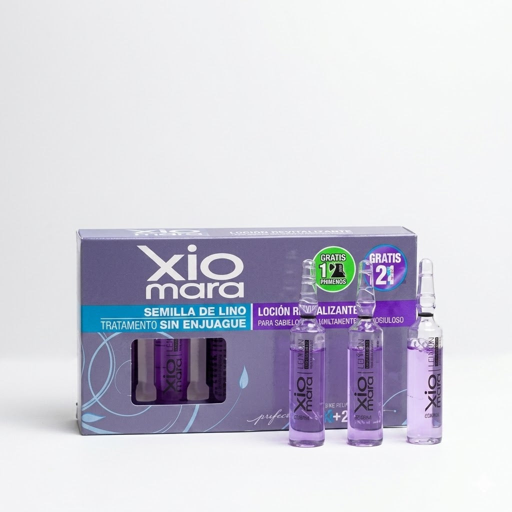 XIOMARA AMP Semilla de Lino Sin Enjuague 12X10ml