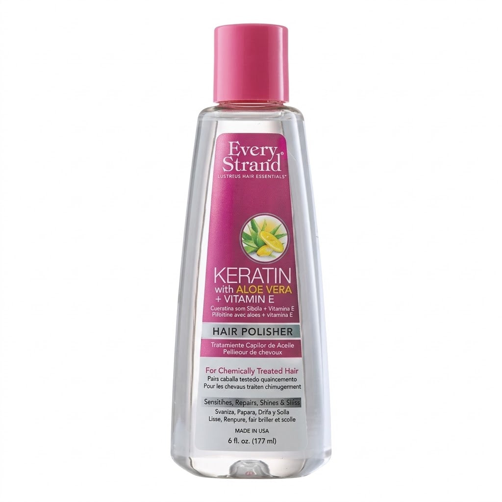 Aceite Capilar Every Strand Keratin & Aloe Vera 59 ml – Brillo y Reparación con Vitamina E