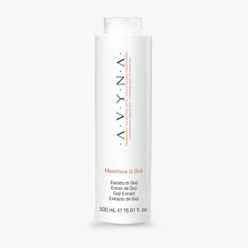 Sistema Avyna Goji – Shampoo 500ml + Maschera 500ml + Ricostruttore 250ml + Fluido 200ml