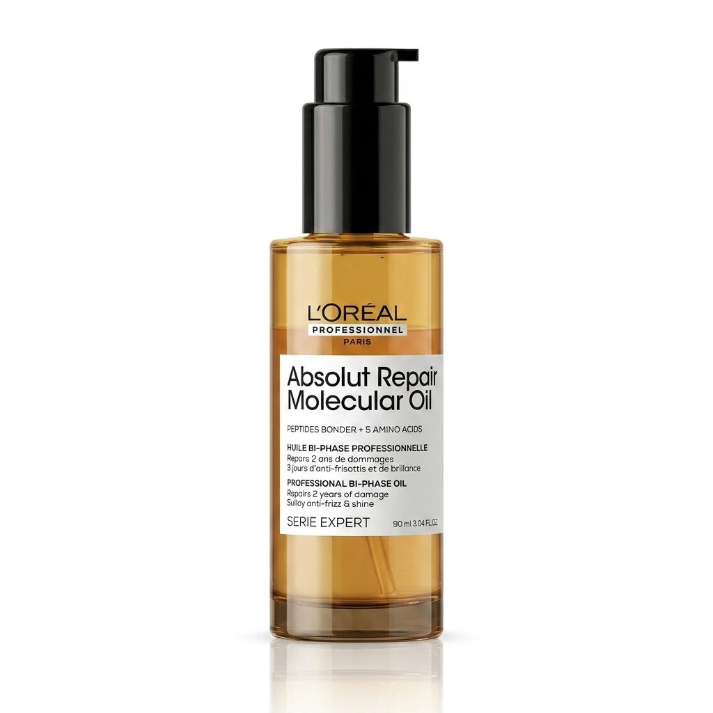 L'Oréal Professionnel Absolut Repair Molecular Oil 90 ml – Reparación Molecular y Brillo Intenso