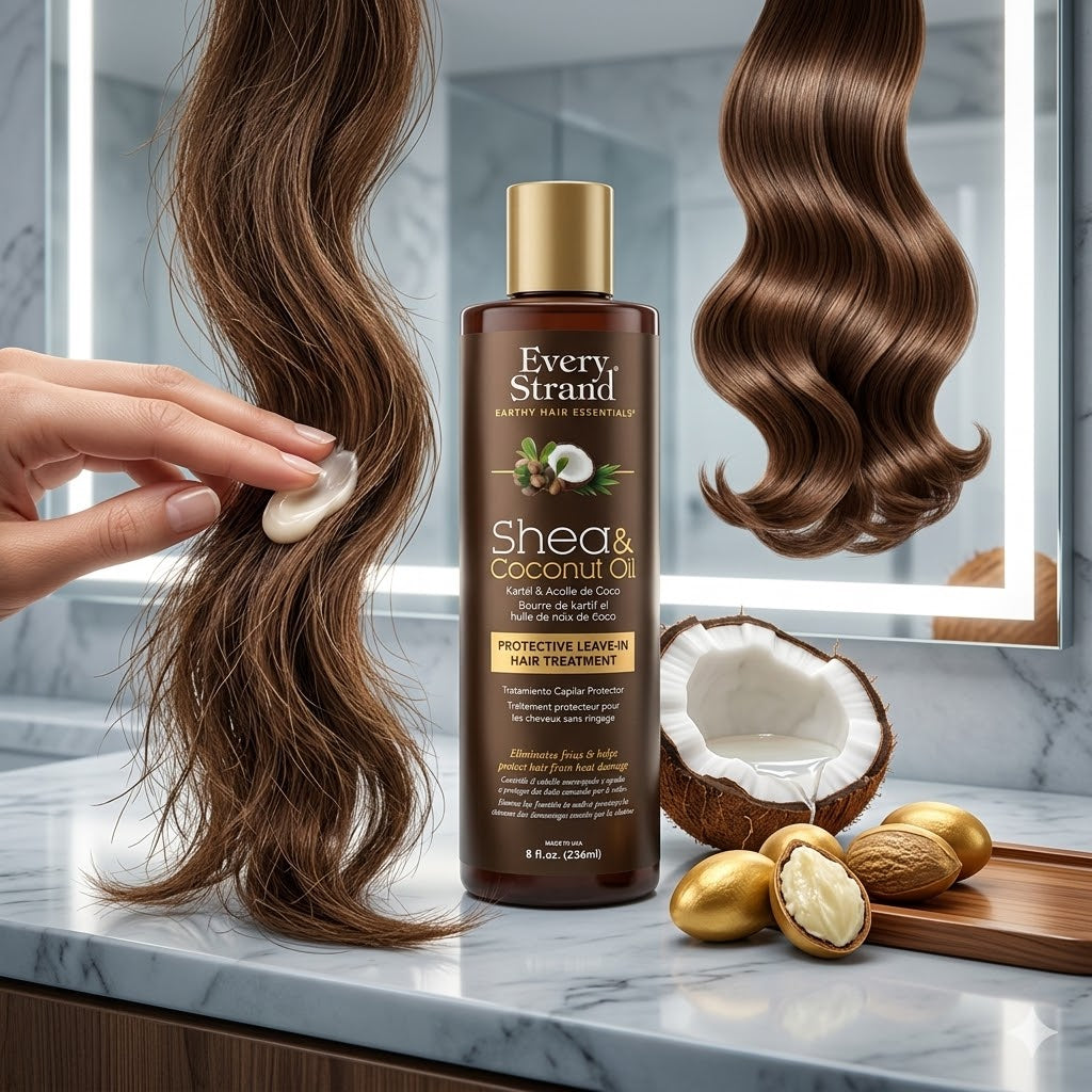 Kit Every Strand Shea & Coconut Oil – Rutina Hidratación Profunda Cabello Seco