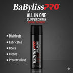 Spray Limpiador 5 en 1 BaByliss Herramientas Cortadoras Trimmers Profesional