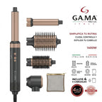 GAMA Italy Uniq Flow 4 en 1 1400W – Cepillo de Aire Multifuncional