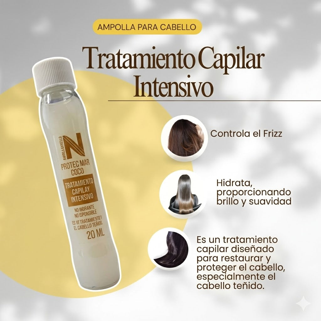 NEFERTITI PROTEC HAIR COCO AMPOLLETA 20ML